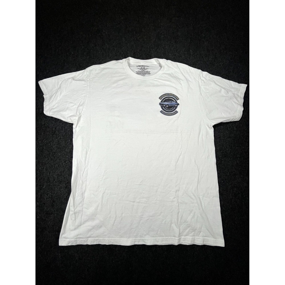 Chemistry GM Muscle Car Club T Shirt Mens XL White Chevrolet Performance Pontiac